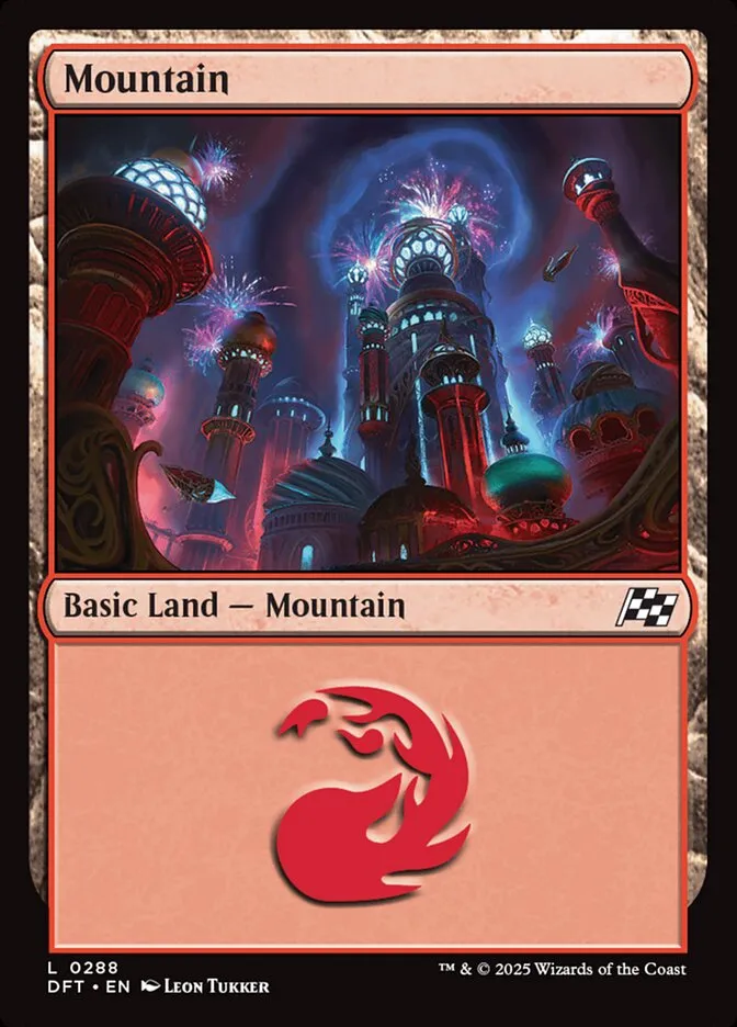 2025 Aetherdrift Mountain common #288 common card image