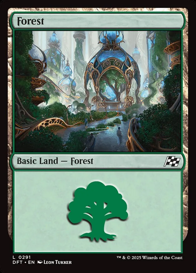 2025 Aetherdrift Forest common #291 common card image
