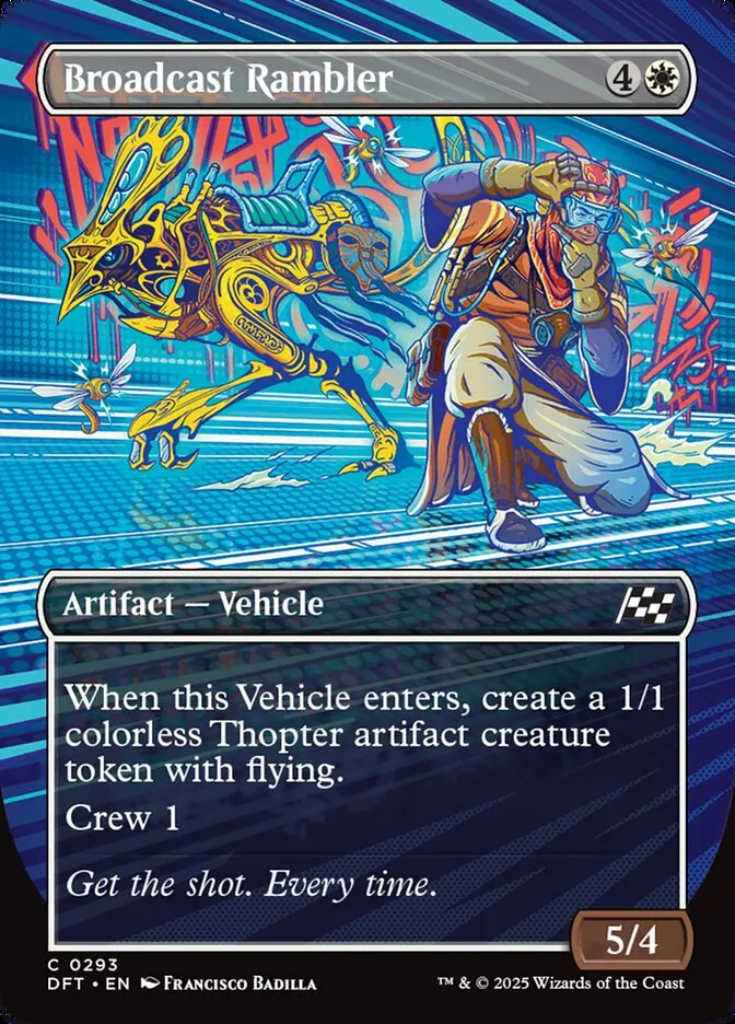 2025 Aetherdrift Broadcast Rambler common #293 common card image