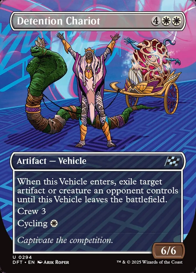 2025 Aetherdrift Detention Chariot uncommon #294 uncommon card image