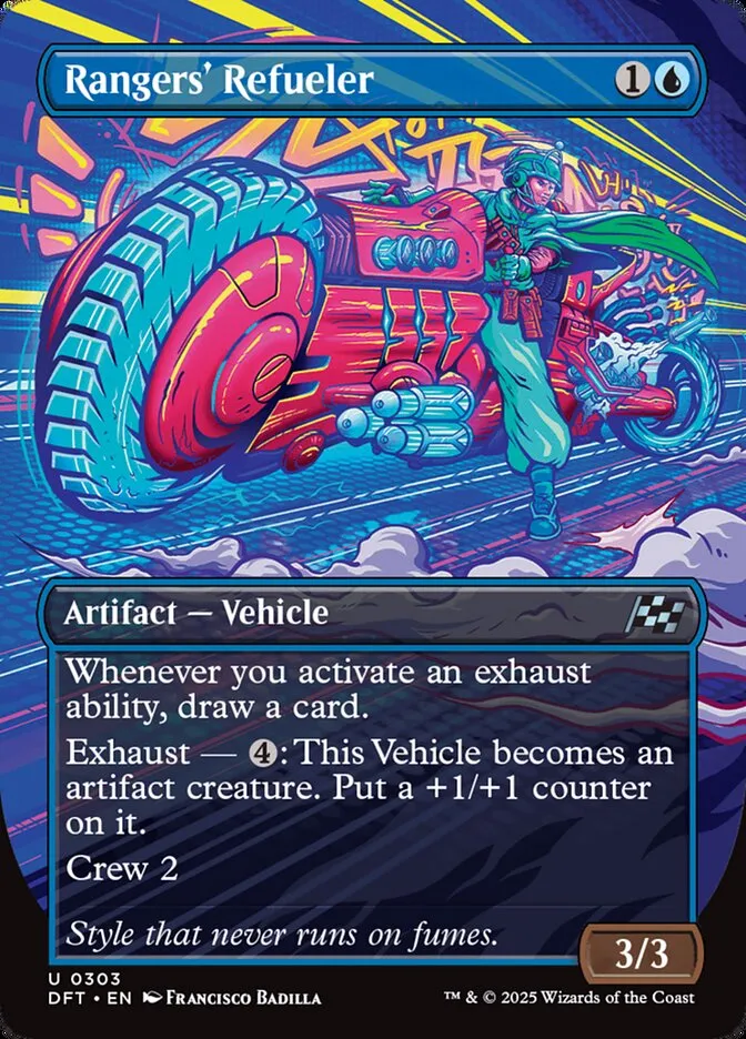 2025 Aetherdrift Rangers' Refueler uncommon #303 uncommon card image