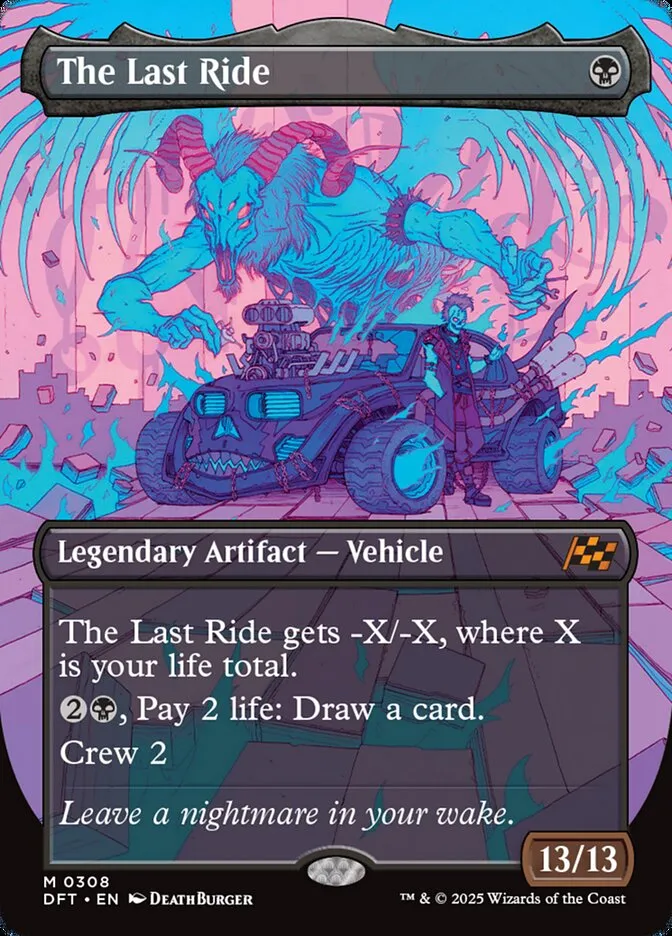 2025 Aetherdrift The Last Ride mythic #308 mythic card image