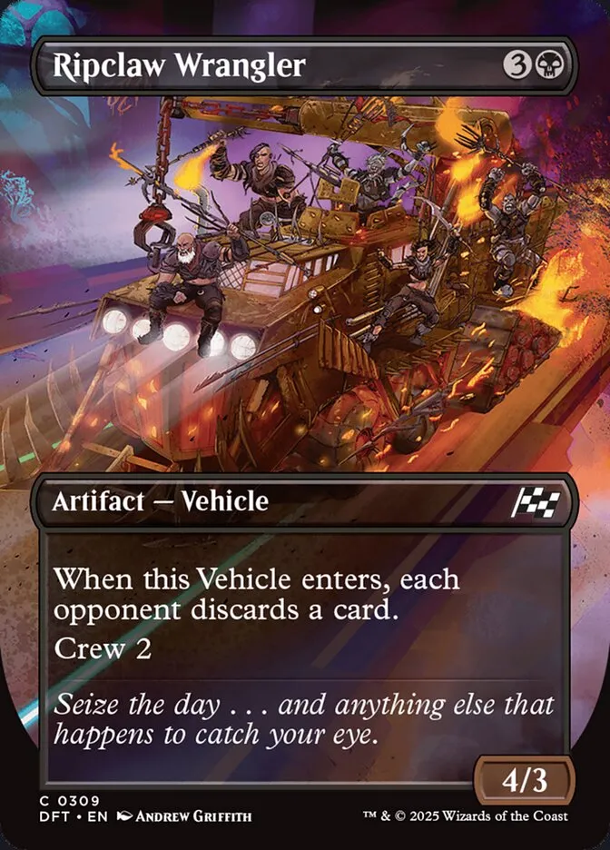 2025 Aetherdrift Ripclaw Wrangler common #309 common card image