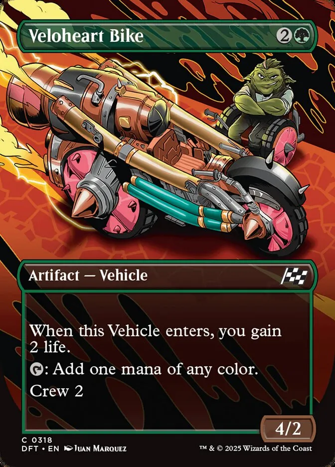 2025 Aetherdrift Veloheart Bike #318 common card image