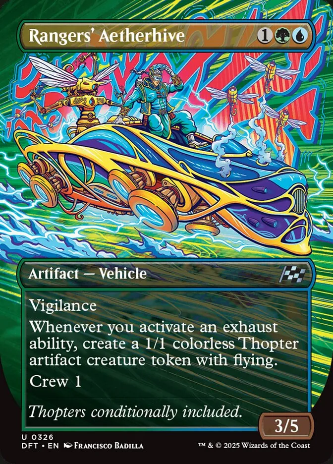 2025 Aetherdrift Rangers' Aetherhive [Foil] uncommon #326 uncommon card image