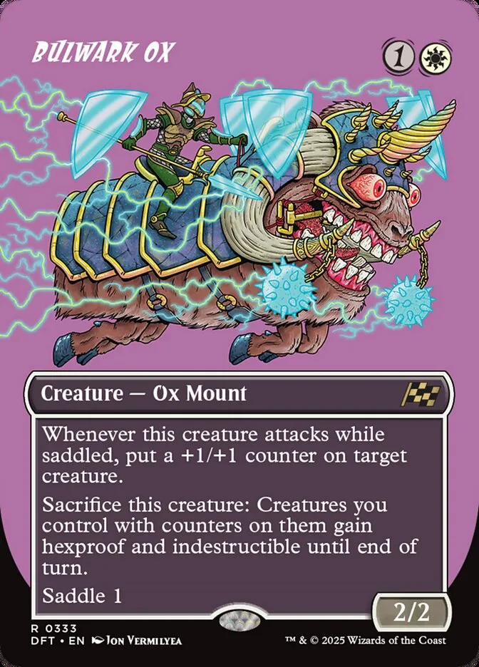 2025 Aetherdrift Bulwark Ox rare #333 rare card image