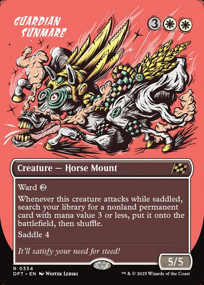 2025 Aetherdrift Guardian Sunmare rare #334 rare card image