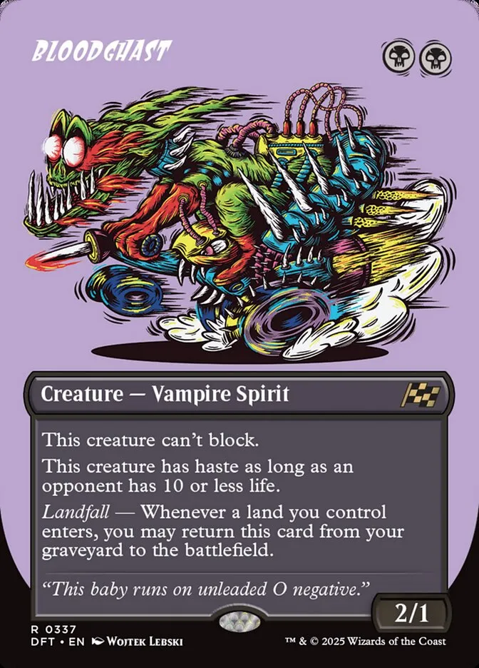 2025 Aetherdrift Bloodghast #337 rare card image