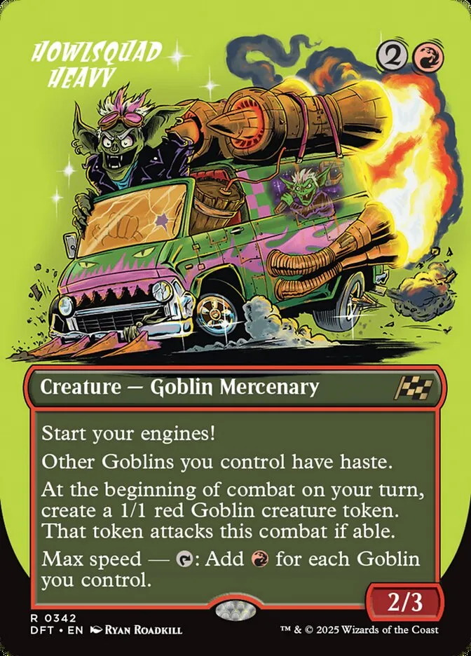 2025 Aetherdrift Howlsquad Heavy #342 rare card image