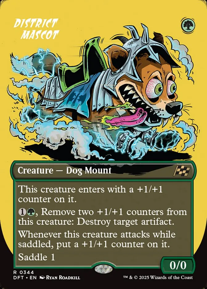 2025 Aetherdrift District Mascot rare #344 rare card image