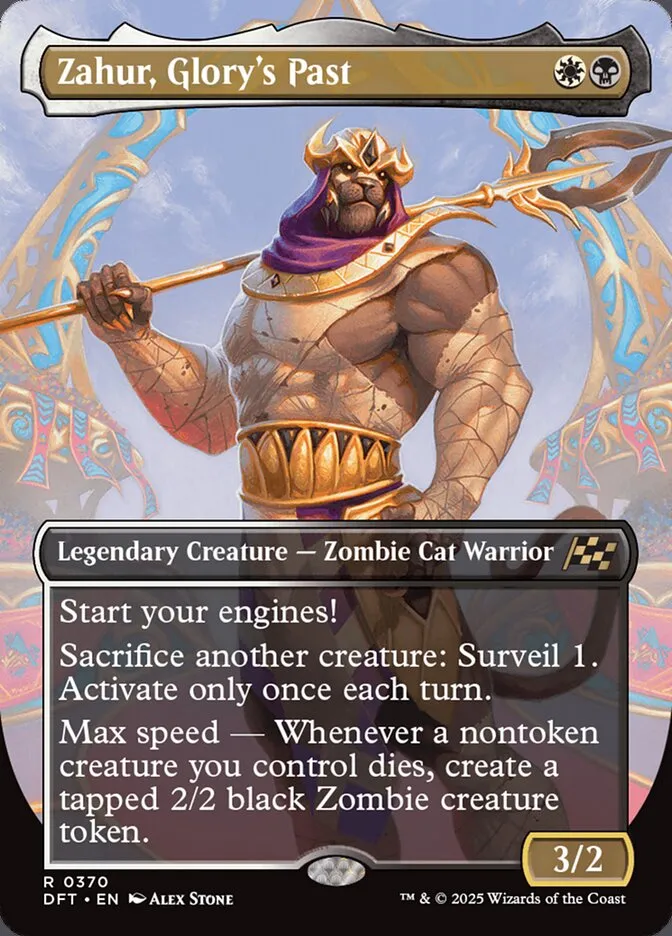 2025 Aetherdrift Zahur, Glory's Past rare #370 rare card image