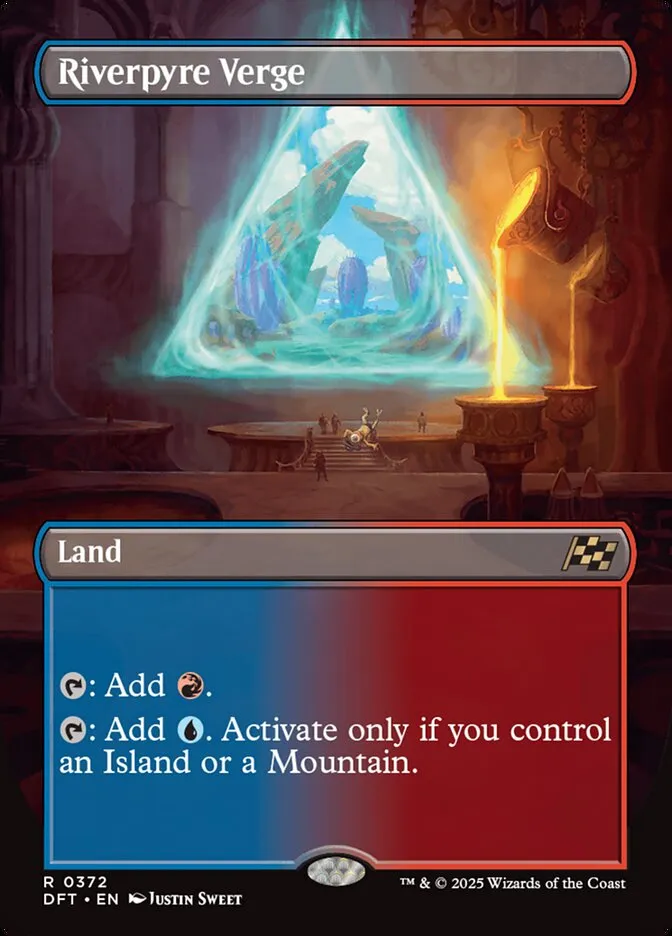 2025 Aetherdrift Riverpyre Verge rare #372 rare card image