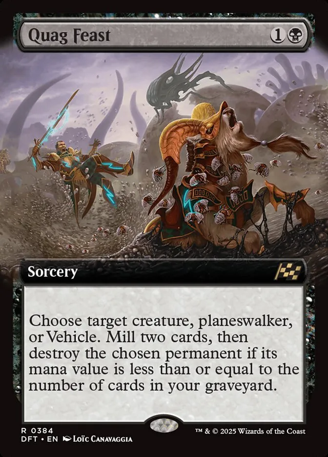 2025 Aetherdrift Quag Feast rare #384 rare card image