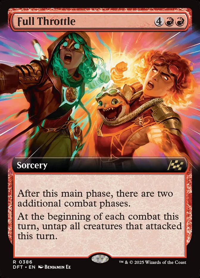 2025 Aetherdrift Full Throttle rare #386 rare card image