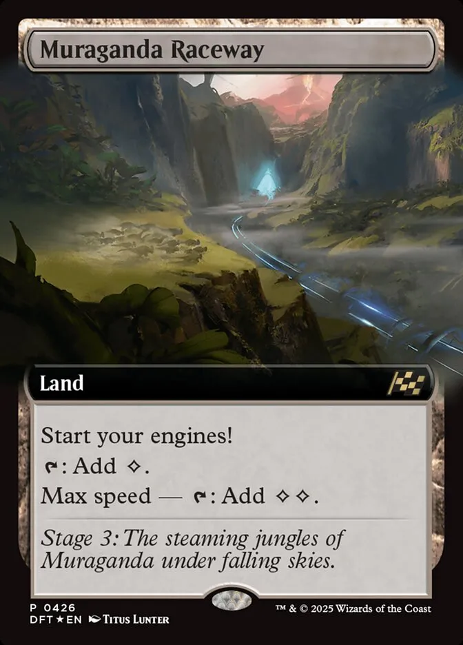 2025 Aetherdrift Muraganda Raceway rare #426 rare card image