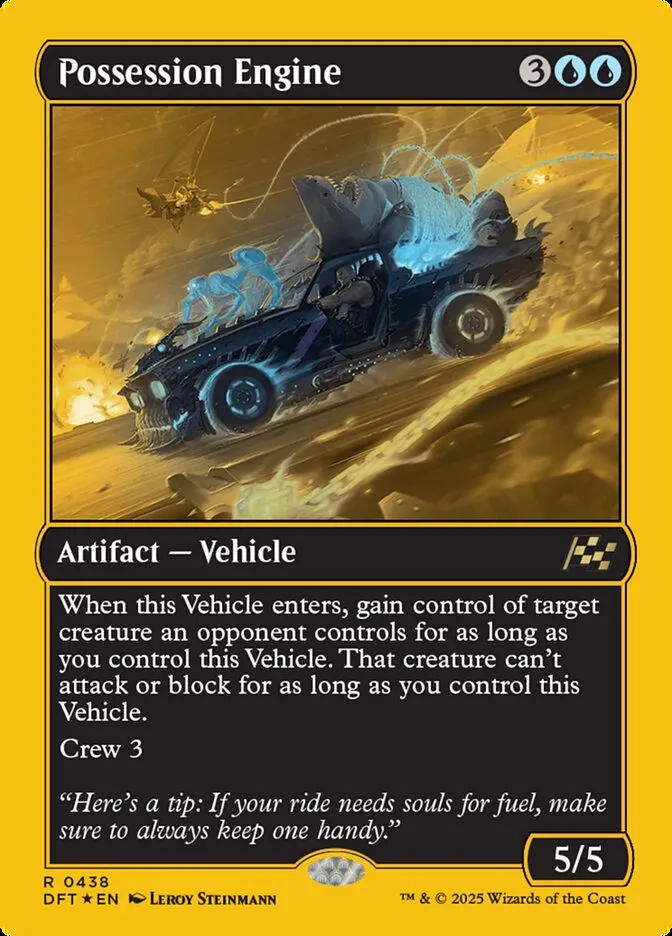 2025 Aetherdrift Possession Engine rare #438 rare card image