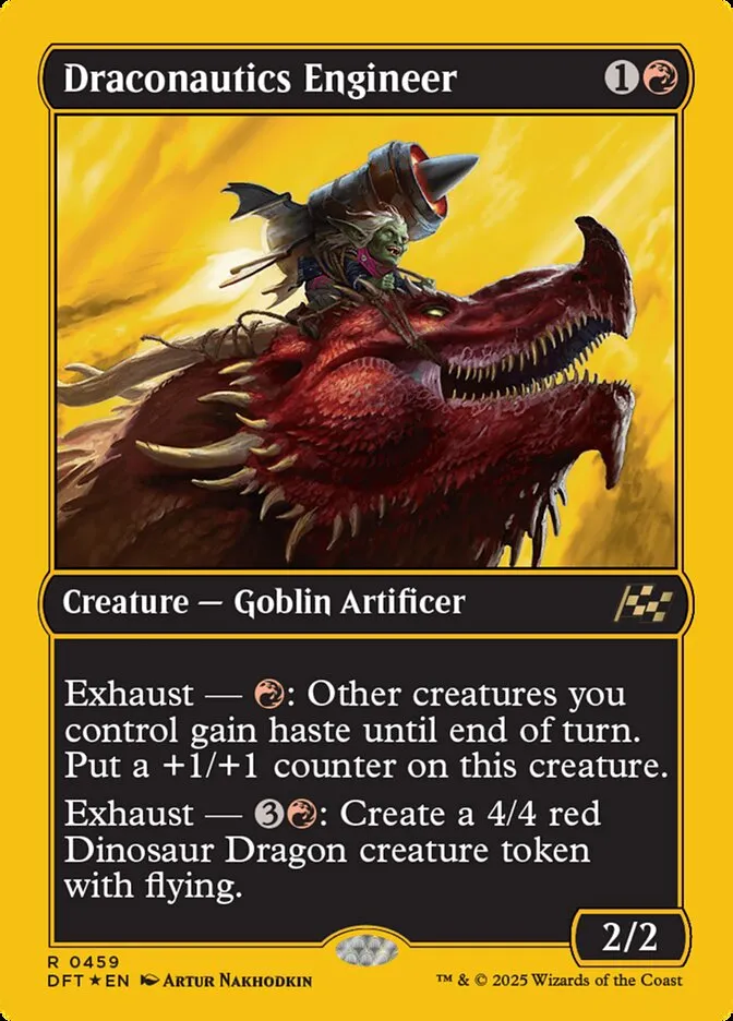 2025 Aetherdrift Draconautics Engineer rare #459 rare card image