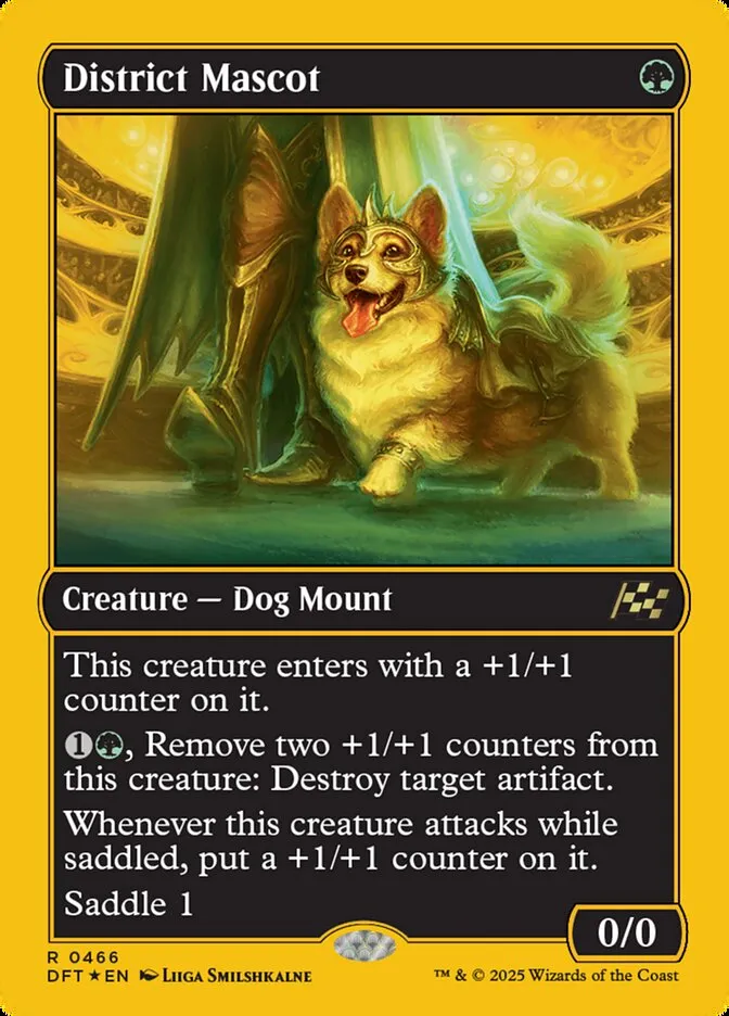 2025 Aetherdrift District Mascot rare #466 rare card image