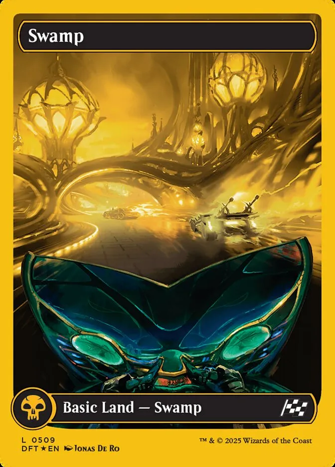 2025 Aetherdrift Swamp common #509 common card image
