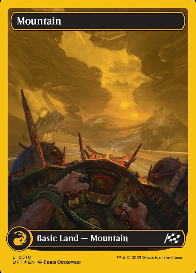 2025 Aetherdrift Mountain common #510 common card image