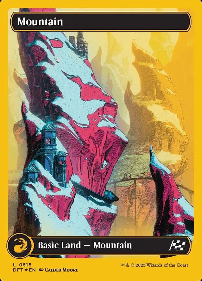 2025 Aetherdrift Mountain common #515 common card image