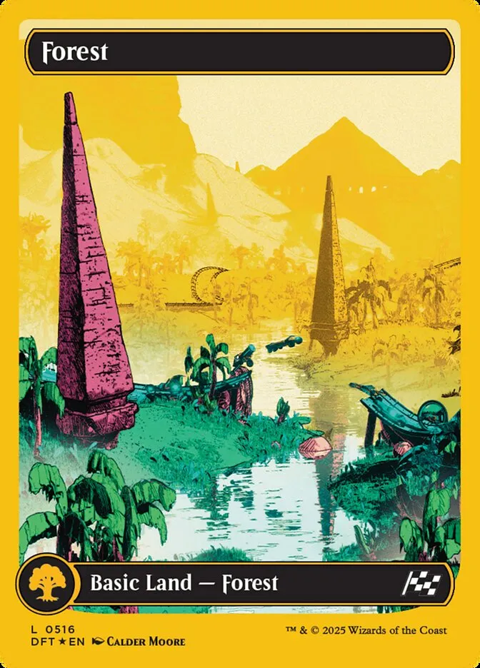 2025 Aetherdrift Forest common #516 common card image
