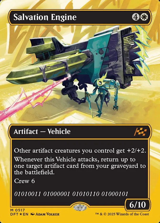 2025 Aetherdrift Salvation Engine mythic #517 mythic card image
