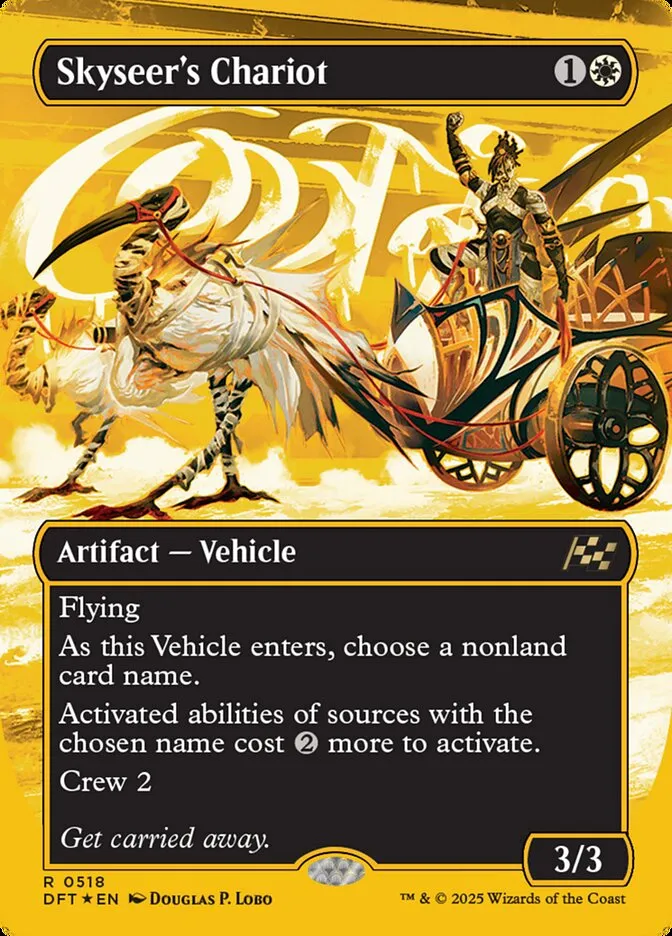 2025 Aetherdrift Skyseer's Chariot rare #518 rare card image