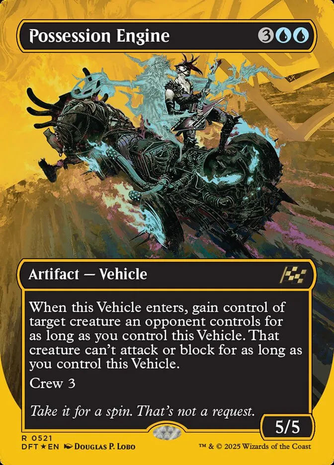 2025 Aetherdrift Possession Engine rare #521 rare card image