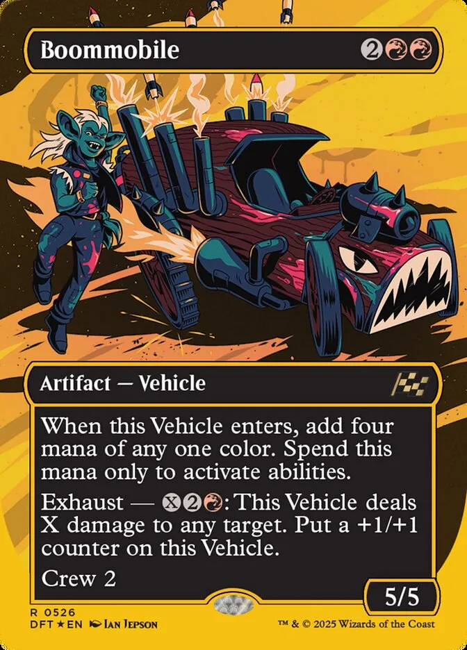 2025 Aetherdrift Boommobile rare #526 rare card image