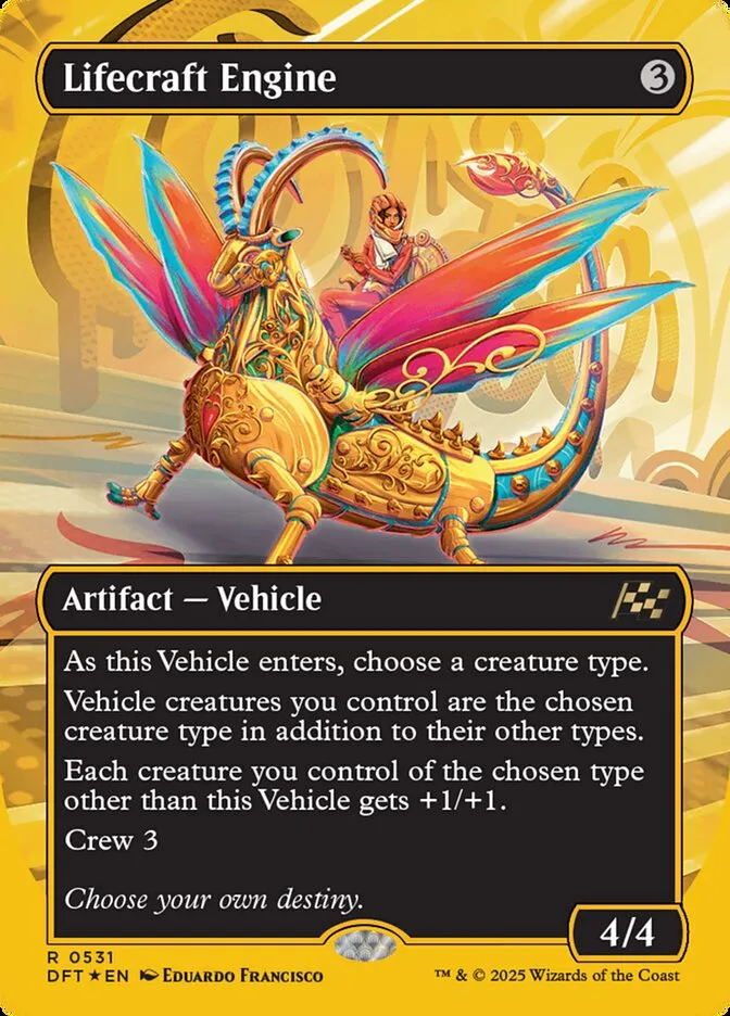 2025 Aetherdrift Lifecraft Engine rare #531 rare card image