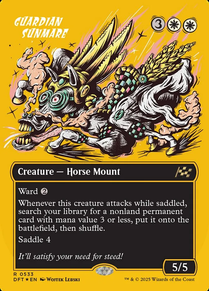 2025 Aetherdrift Guardian Sunmare rare #533 rare card image