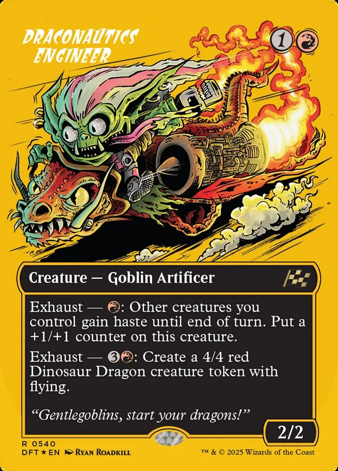 2025 Aetherdrift Draconautics Engineer rare #540 rare card image