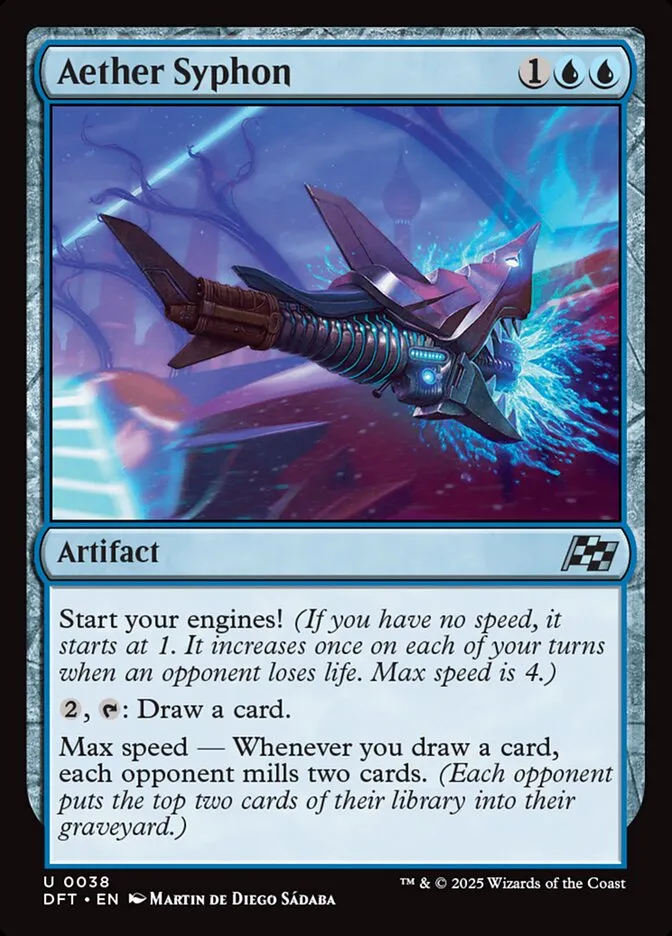 2025 Aetherdrift Aether Syphon uncommon #38 uncommon card image