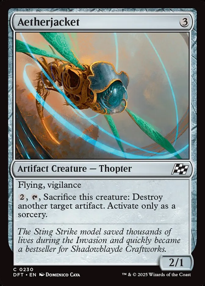 2025 Aetherdrift Aetherjacket [Foil] common #230 common card image