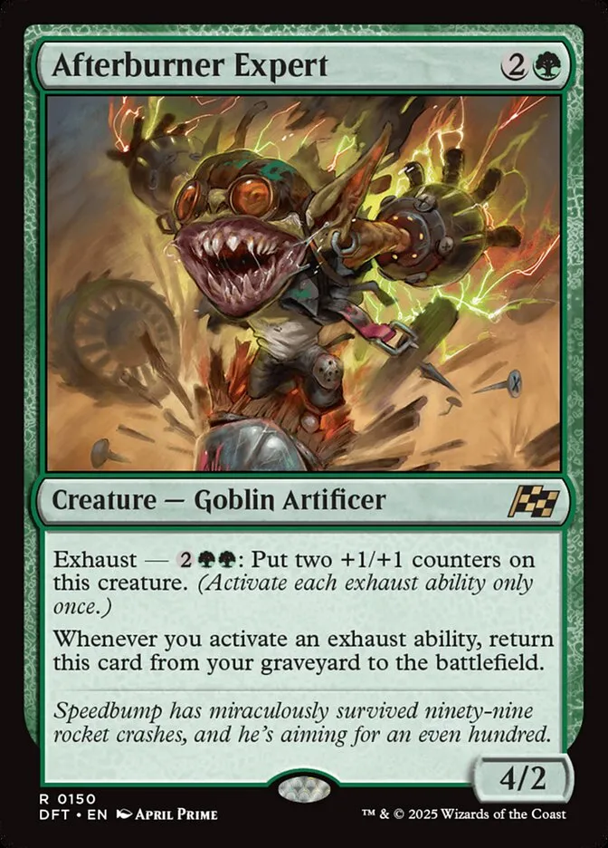 2025 Aetherdrift Afterburner Expert rare #150 rare card image