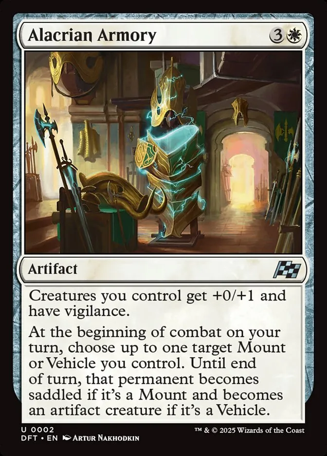 2025 Aetherdrift Alacrian Armory uncommon #2 uncommon card image