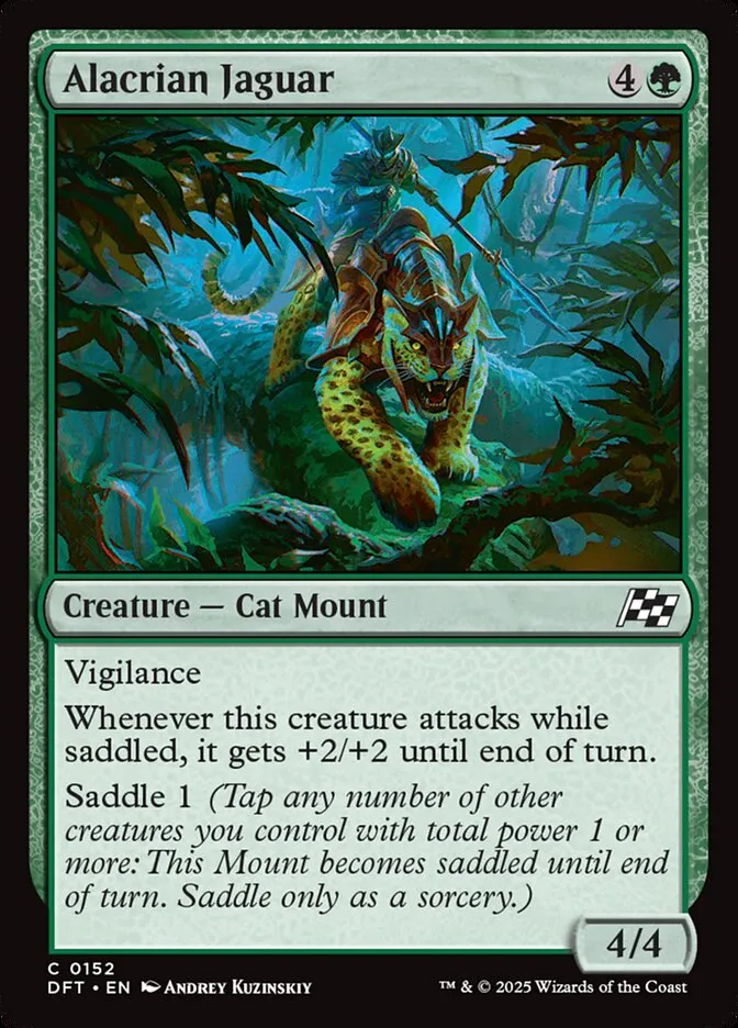 2025 Aetherdrift Alacrian Jaguar common #152 common card image