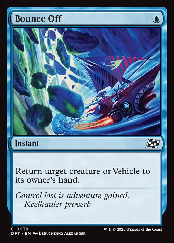 2025 Aetherdrift Bounce Off common #39 common card image