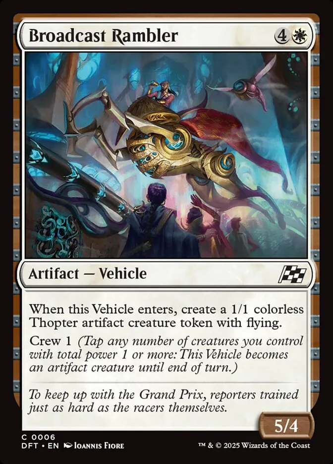 2025 Aetherdrift Broadcast Rambler common #6 common card image