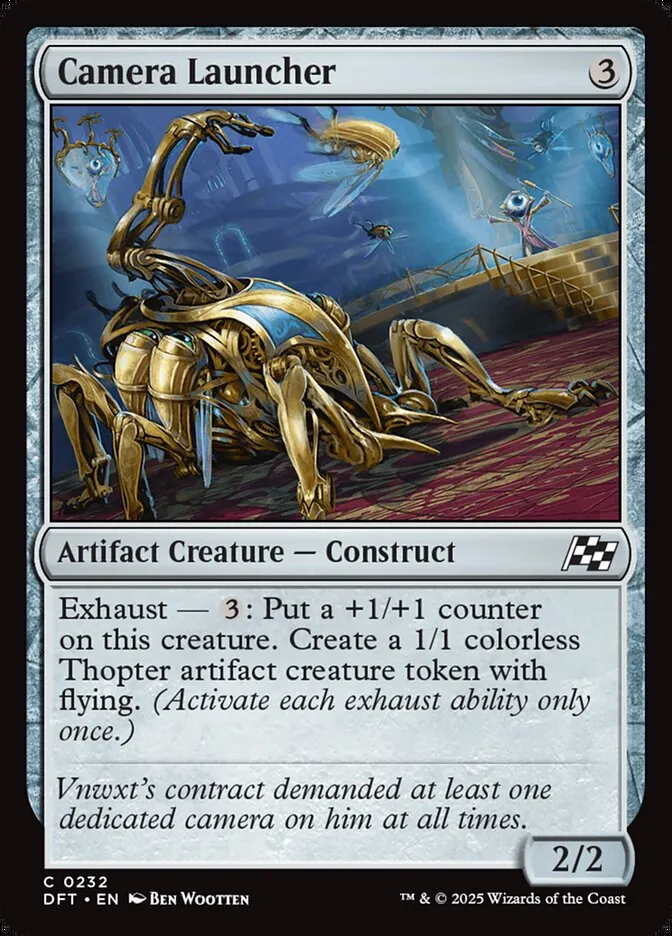 2025 Aetherdrift Camera Launcher common #232 common card image