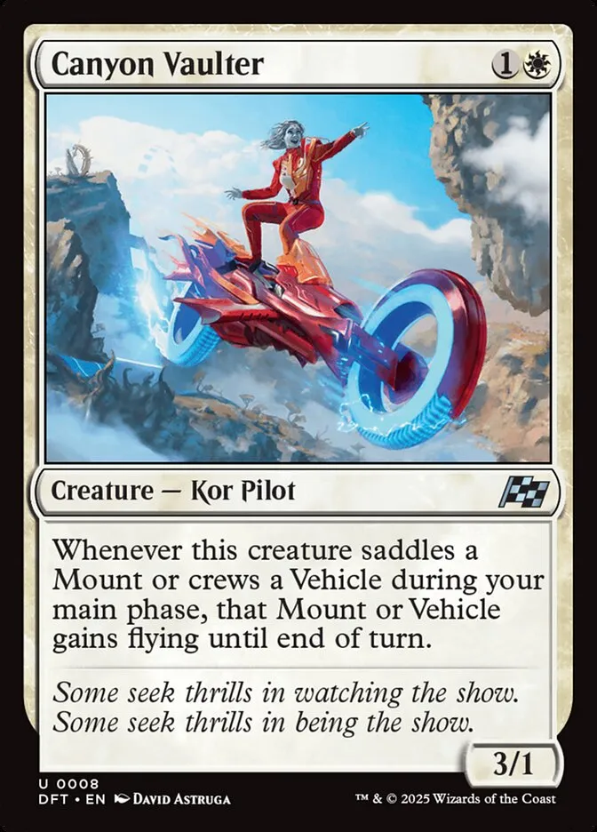 2025 Aetherdrift Canyon Vaulter uncommon #8 uncommon card image