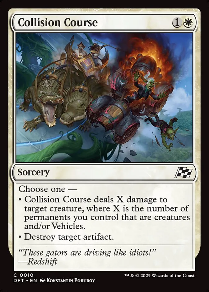 2025 Aetherdrift Collision Course common #10 common card image