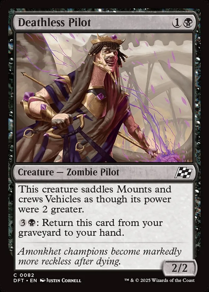2025 Aetherdrift Deathless Pilot common #82 common card image