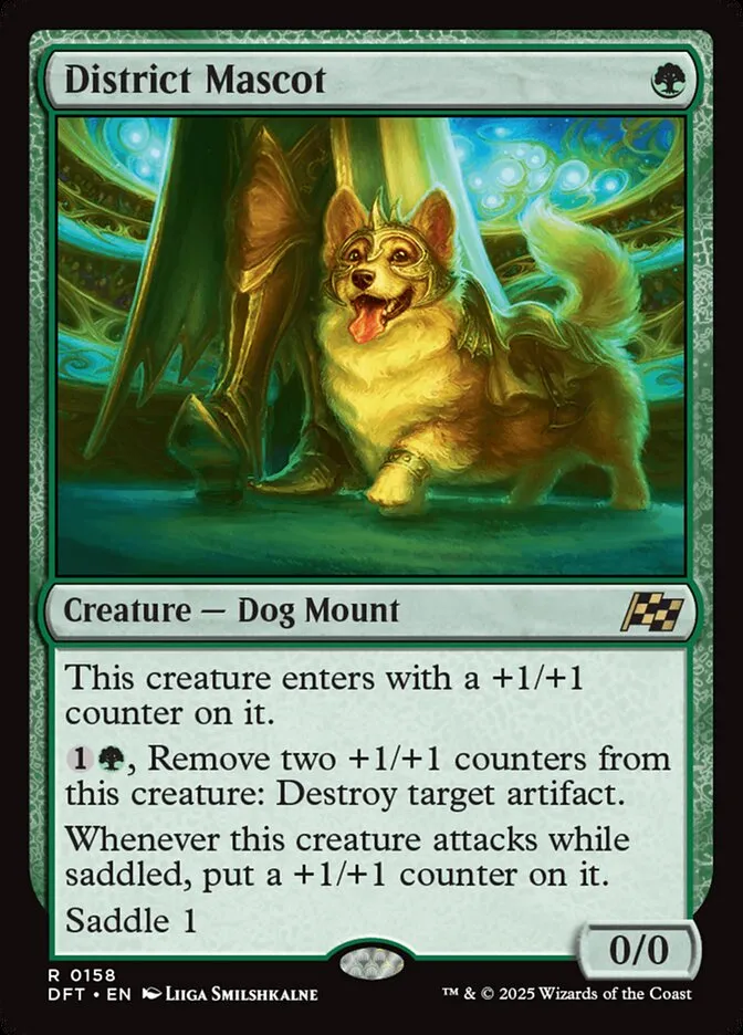 2025 Aetherdrift District Mascot rare #158 rare card image