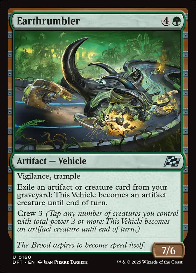 2025 Aetherdrift Earthrumbler [Foil] uncommon #160 uncommon card image