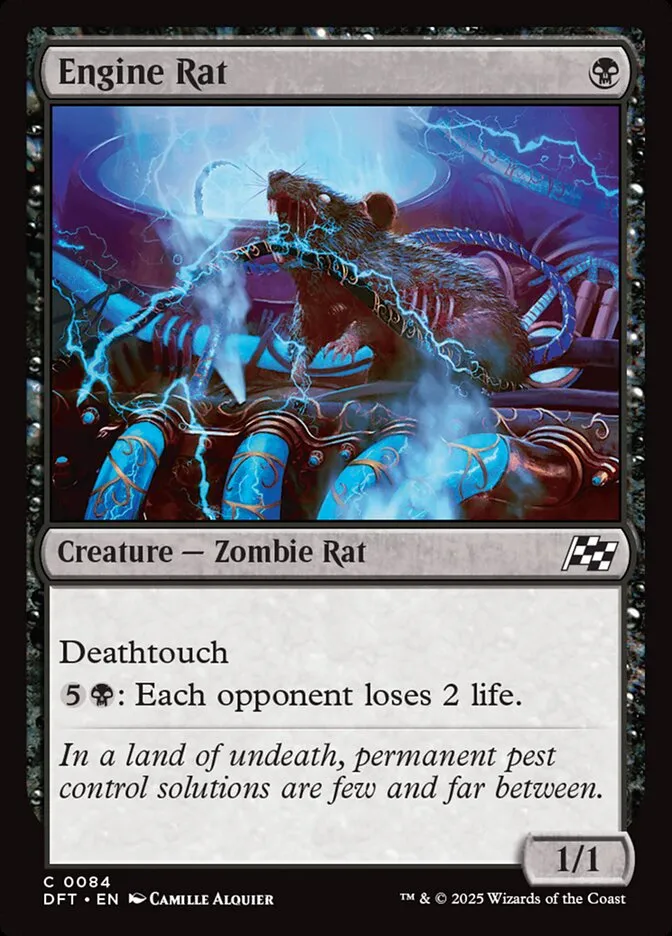 2025 Aetherdrift Engine Rat common #84 common card image