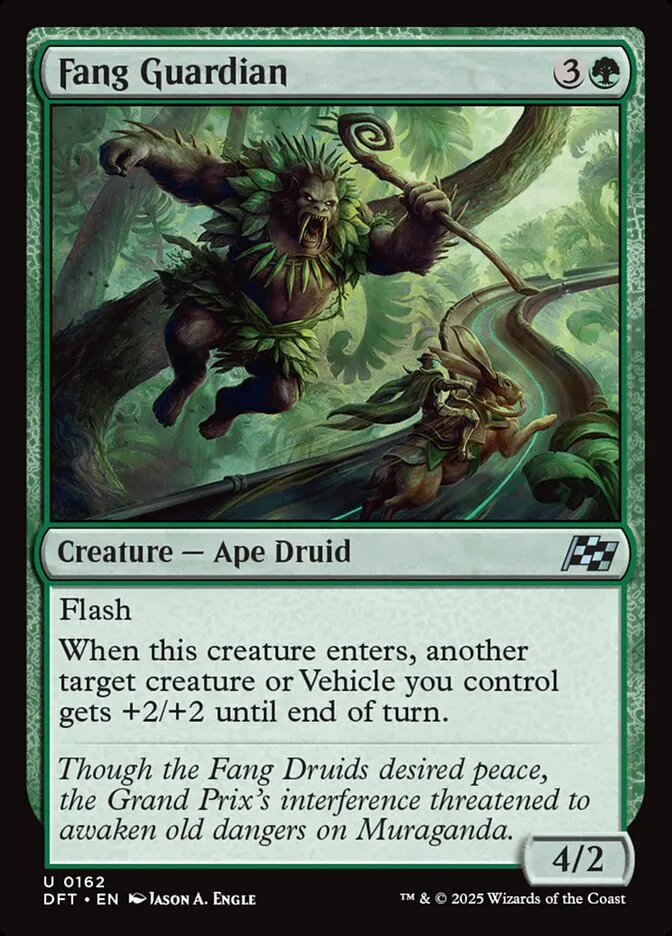 2025 Aetherdrift Fang Guardian uncommon #162 uncommon card image