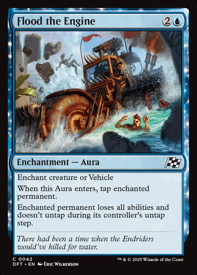 2025 Aetherdrift Flood the Engine common #42 common card image