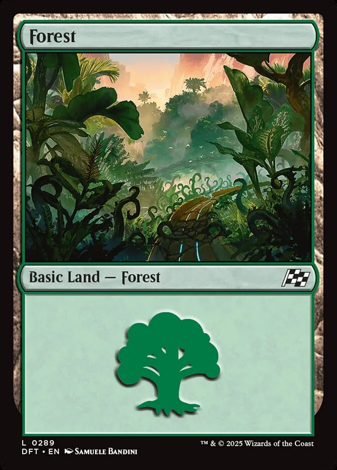 2025 Aetherdrift Forest common #289 common card image